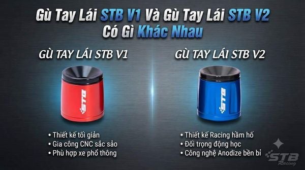 so sánh gù tay lái stb v1 và v2