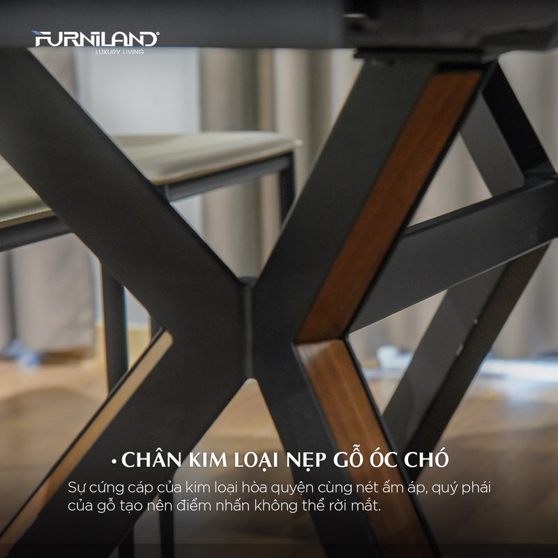 Bàn ăn mặt đá Icaro (trắng) - Bàn ăn kéo dài