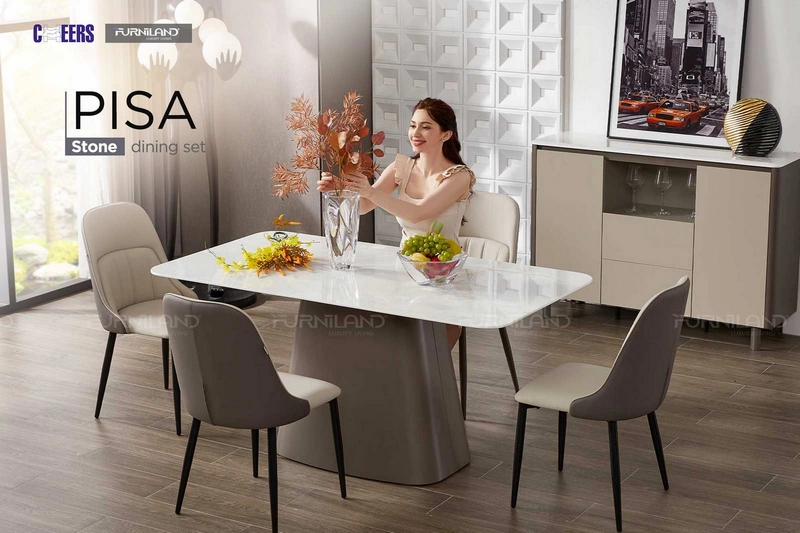 Bàn ăn mặt đá Pisa