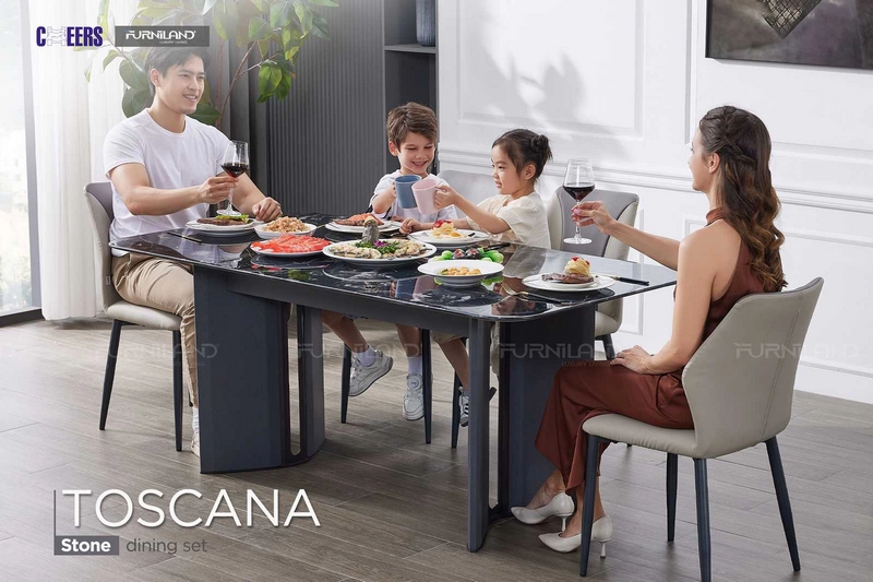 Bàn ăn mặt đá Toscana