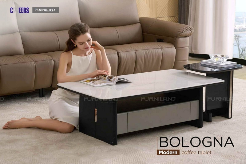 Bàn trà mặt đá Bologna