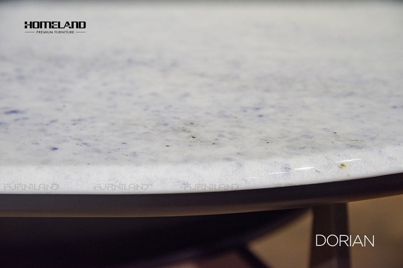 Bàn trà DORIAN - Bàn trà mặt đá - bàn trà Oval