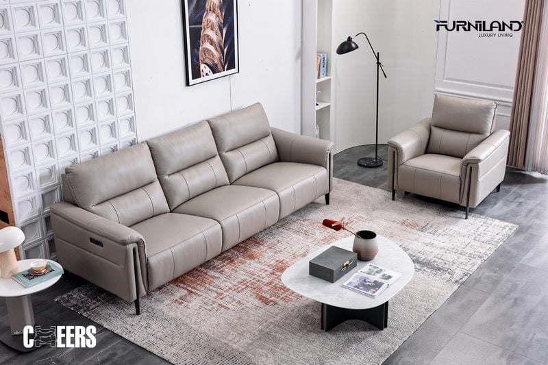 Sofa nhập khẩu Briston băng 4 - Sofa chỉnh điện Cheers