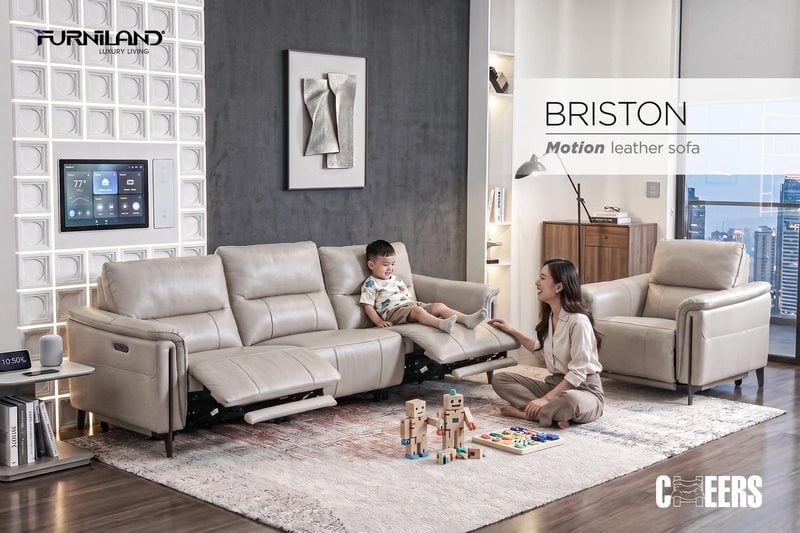 Sofa chỉnh điện Briston - Sofa thông minh - Cheers sofa