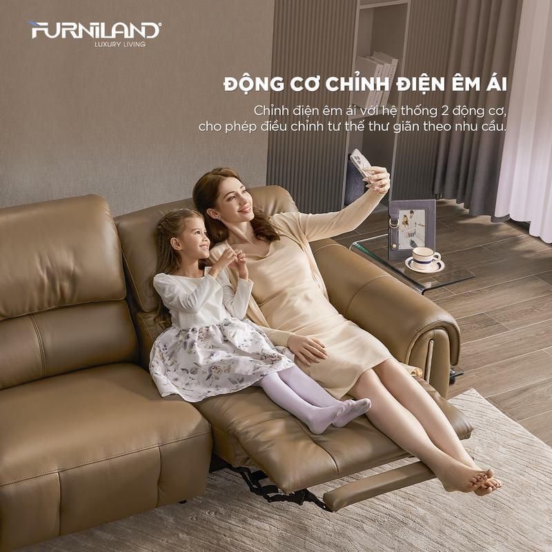 Sofa Milano Cheers – Sofa Da Bò Thật Chỉnh Điện Zero Wall