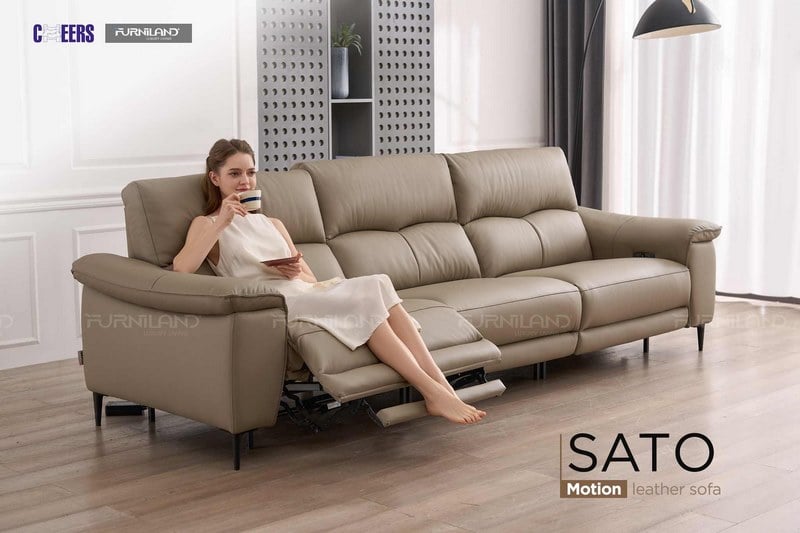 Sofa thông minh chỉnh điện Sato - Cheers sofa