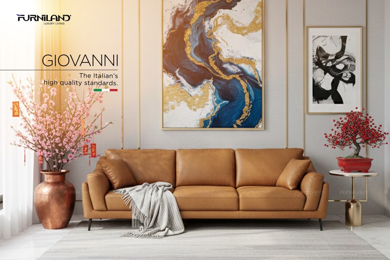 Sofa Da Thật Nhập Khẩu Ý - Giovanni Băng 4
