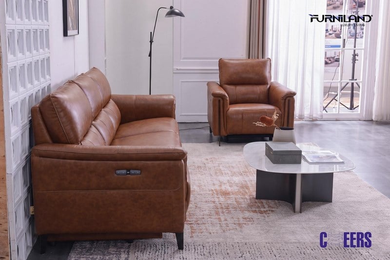 Sofa nhập khẩu Briston băng 4 - Sofa chỉnh điện Cheers