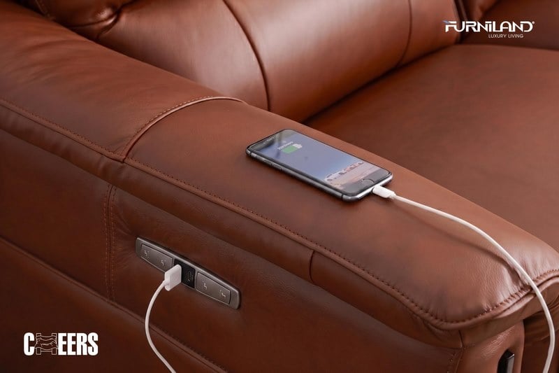 Sofa nhập khẩu Briston băng 4 - Sofa chỉnh điện Cheers