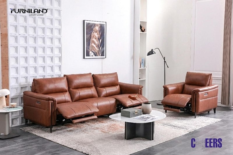 Sofa nhập khẩu Briston băng 4 - Sofa chỉnh điện Cheers