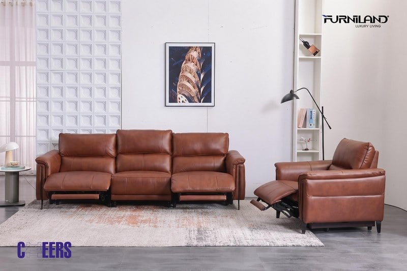 Sofa nhập khẩu Briston băng 4 - Sofa chỉnh điện Cheers