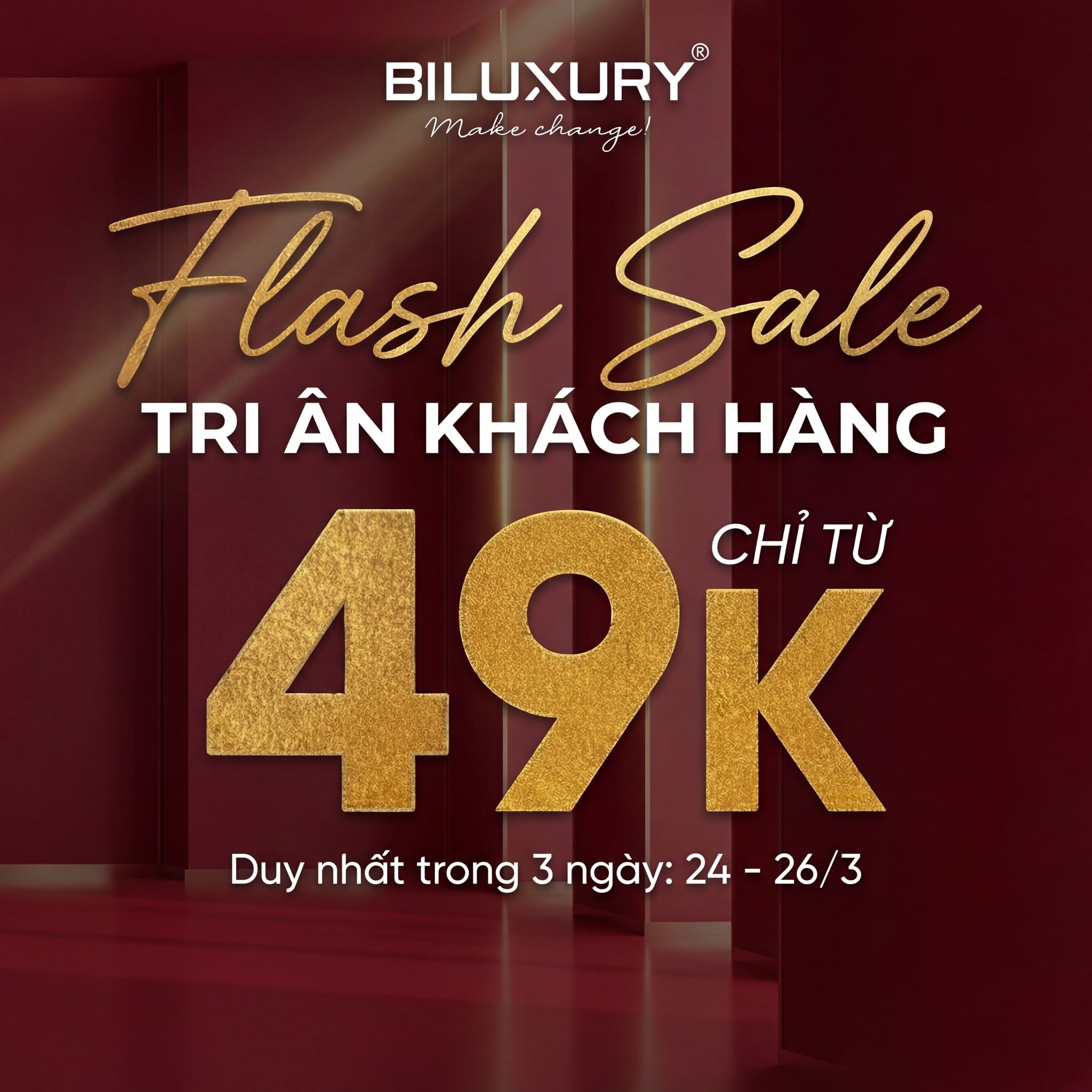 FLASH SALE | TRI ÂN KHÁCH HÀNG - CHỈ TỪ #49K