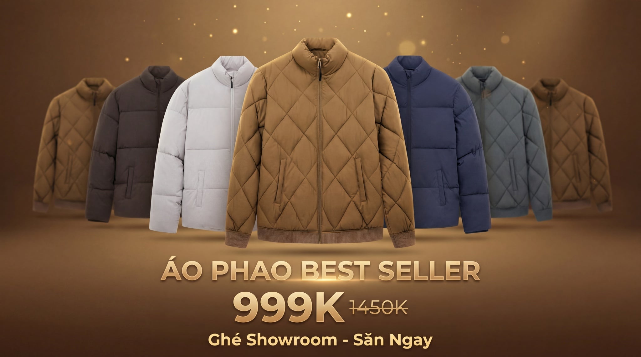 DEAL HOT ĐÓN NĂM MỚI: ÁO PHAO CHẦN BÔNG CAO CẤP CHỈ CÒN 999K (giá gốc gần 1 triệu rưỡi!)