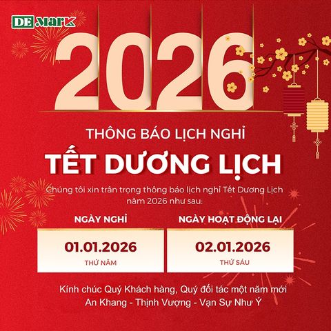 Thông Báo Thời Gian Nghỉ Tết Dương Lịch 2026