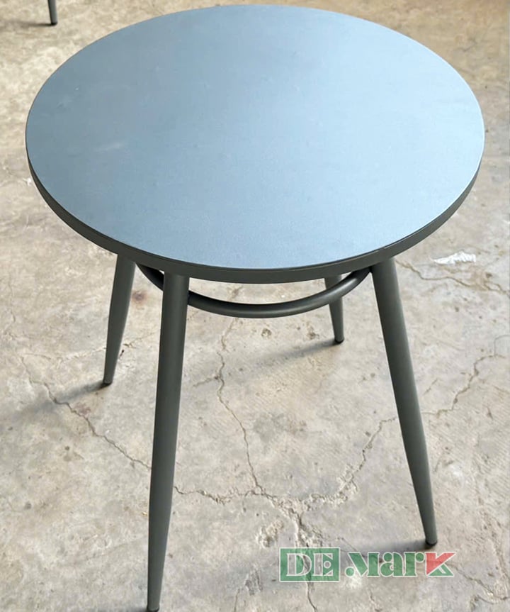 Bàn ghế giả mây ngoài trời MT2A277B2A224 khung sắt sơn tĩnh điện