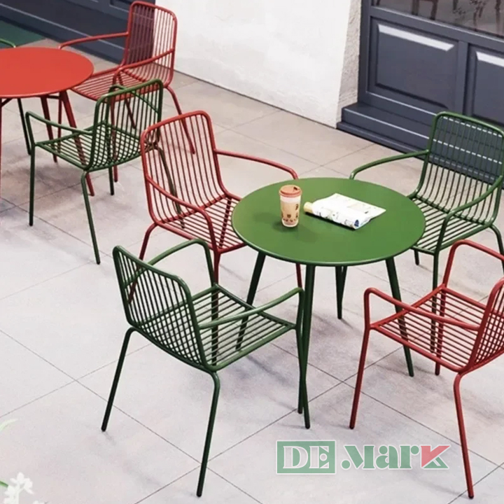 Bàn Ghế Sắt Ngoài Trời MT3012