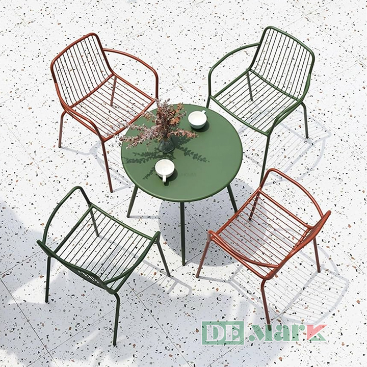 Bàn Ghế Sắt Ngoài Trời MT3012