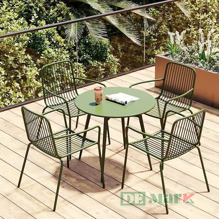 Bàn Ghế Sắt Ngoài Trời MT3012