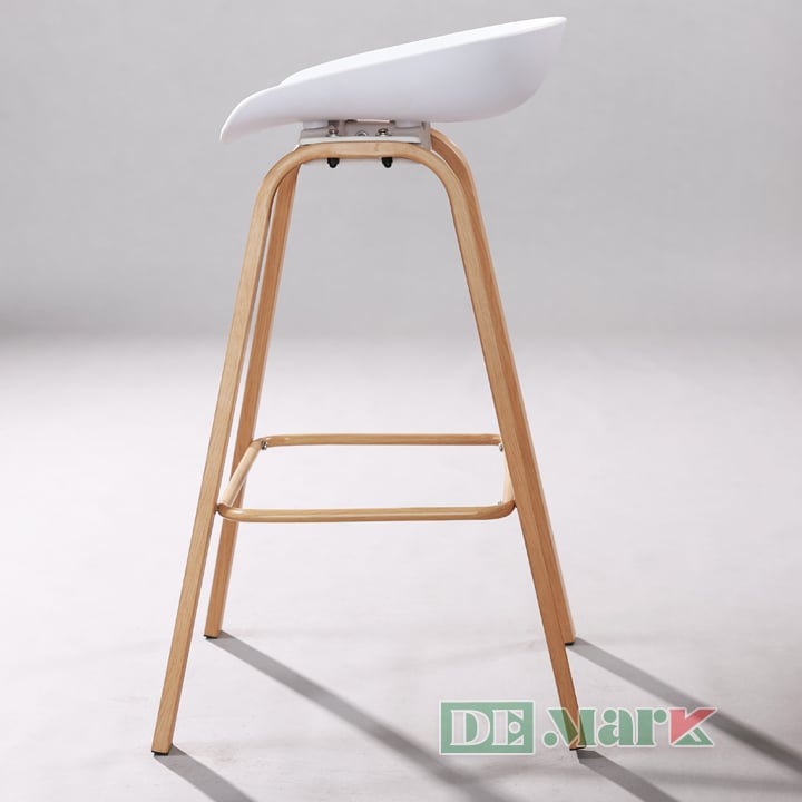 Ghế Bar Nhựa Chân Giả Gỗ MTN3020