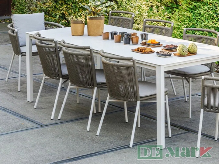 Bộ bàn ghế nhựa giả mây sân vườn bền đẹp giá rẻ