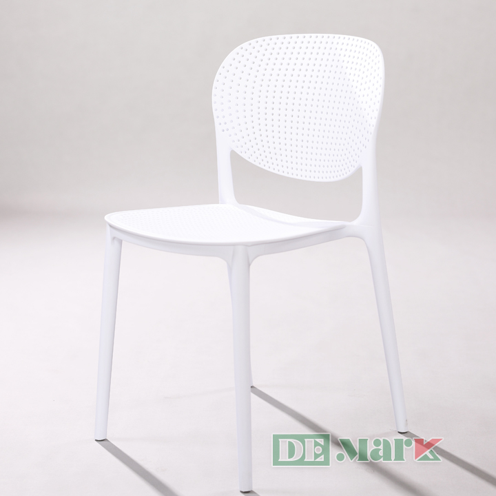 Ghế nhựa PP MTN3002 lưng cong thoáng khí họa tiết lỗ