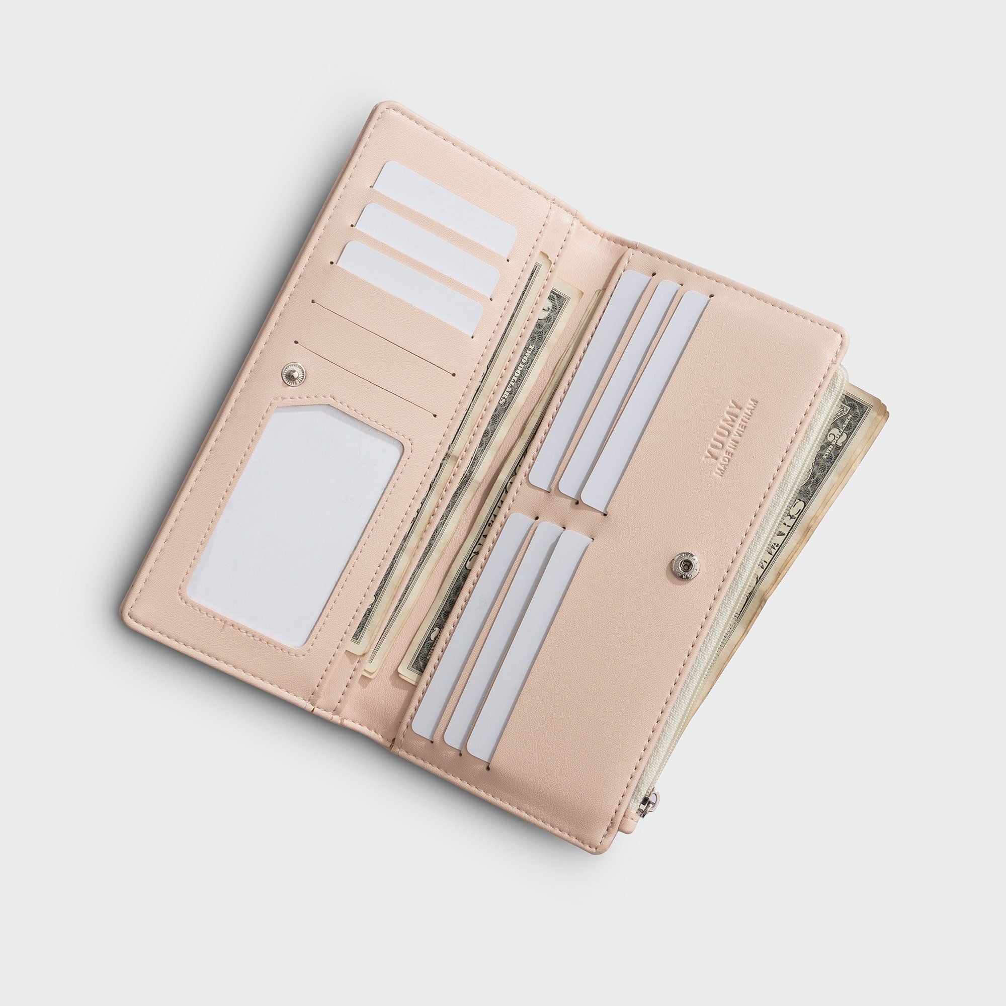 Ví Yuumy (Thời trang nữ cầm tay dáng đứng - Ví da Seasand YV116)