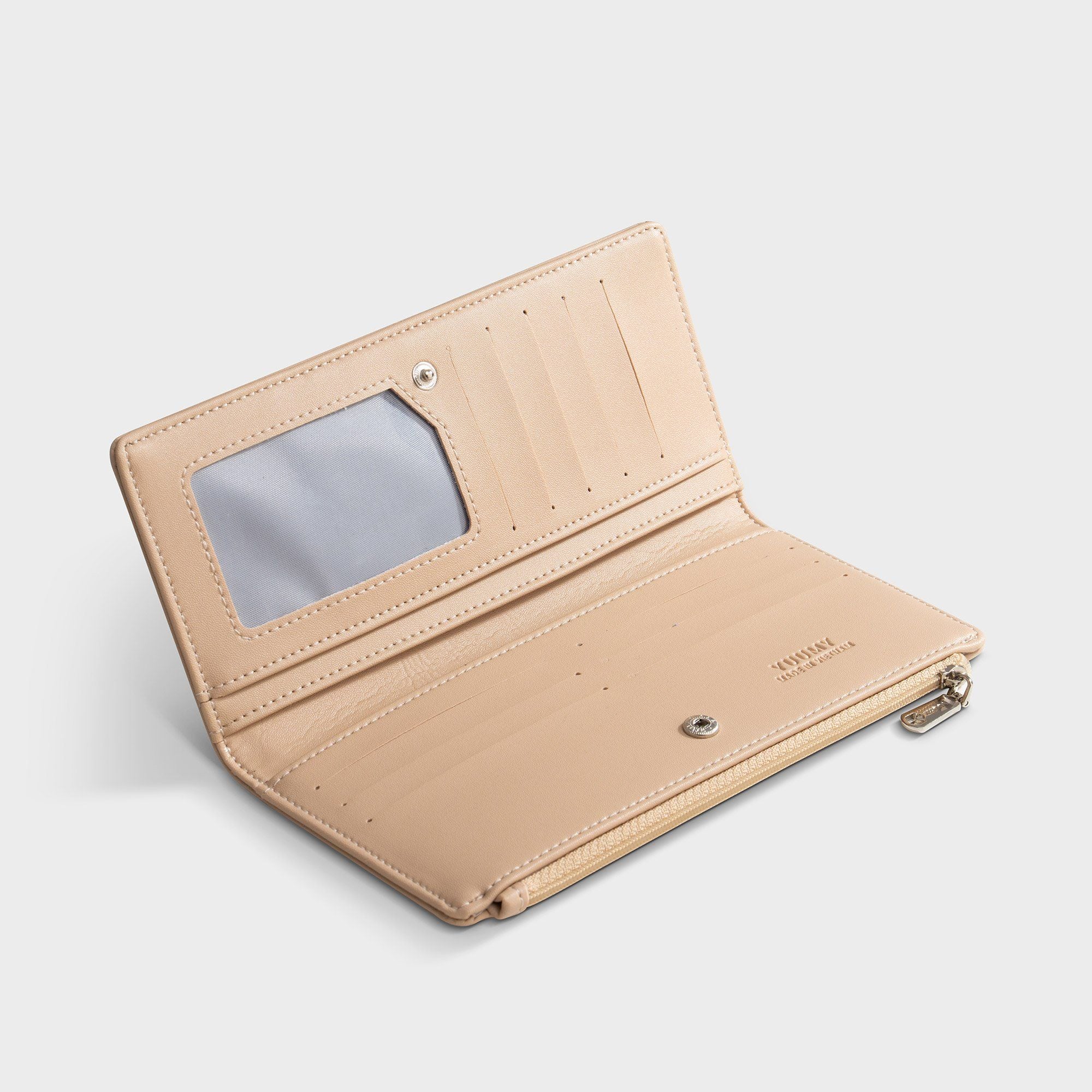 Ví Yuumy (Thời trang nữ cầm tay dáng đứng - Ví da Seasand YV116)