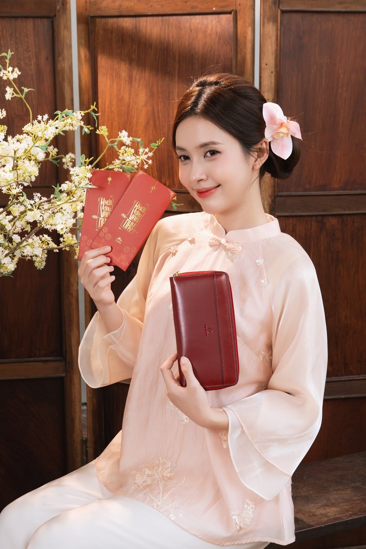 Ví nữ YUUMY YV62 (Màu Đen ngọc trai)