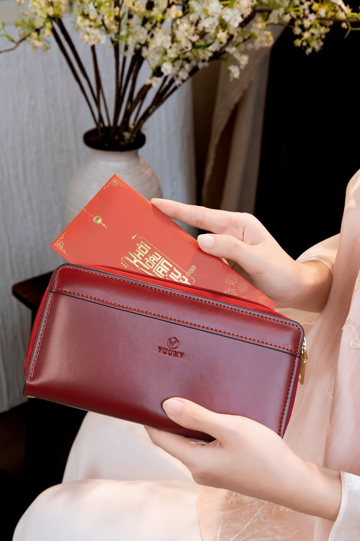 Ví nữ YUUMY YV62 (Màu Đen ngọc trai)