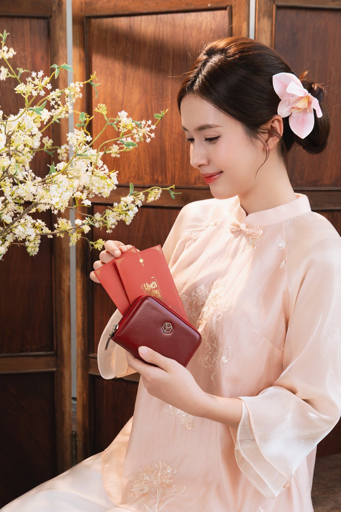 Ví nữ YUUMY YV120 (Màu Đỏ)