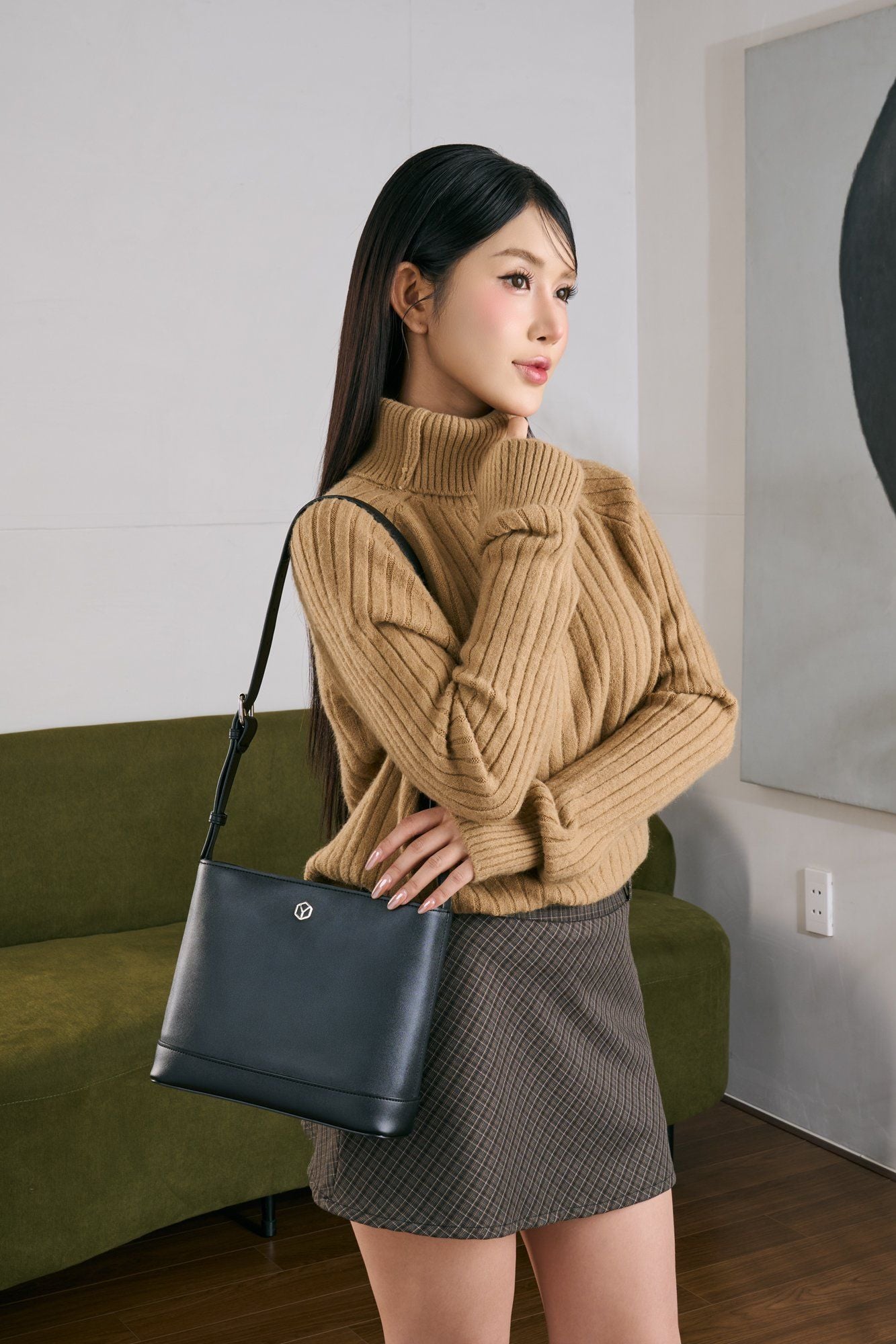 Túi Yuumy (Thời trang nữ - Túi đeo vai da Seasand YN299)