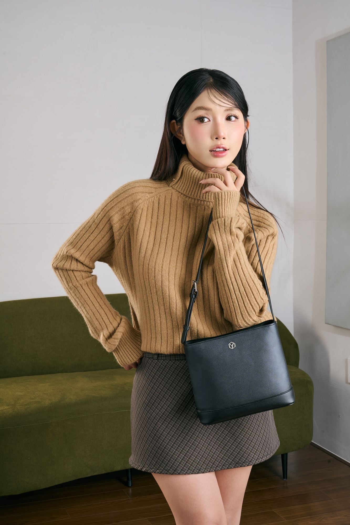 Túi Yuumy (Thời trang nữ - Túi đeo vai da Seasand YN299)