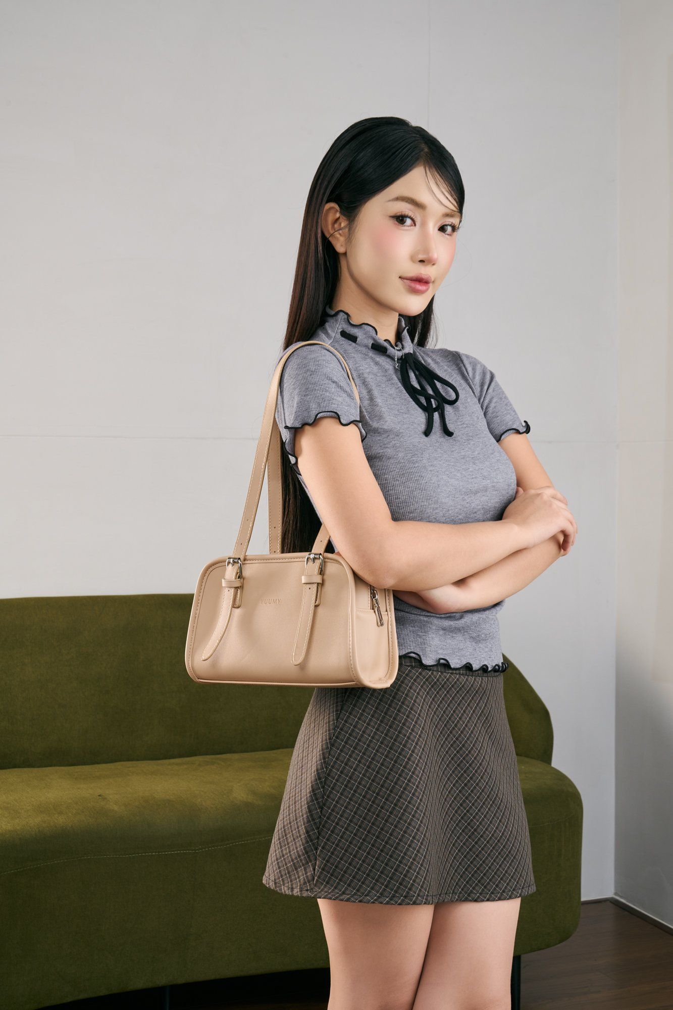 Túi Yuumy (Thời trang nữ size 25 - Túi xách da Seasand YTX72)