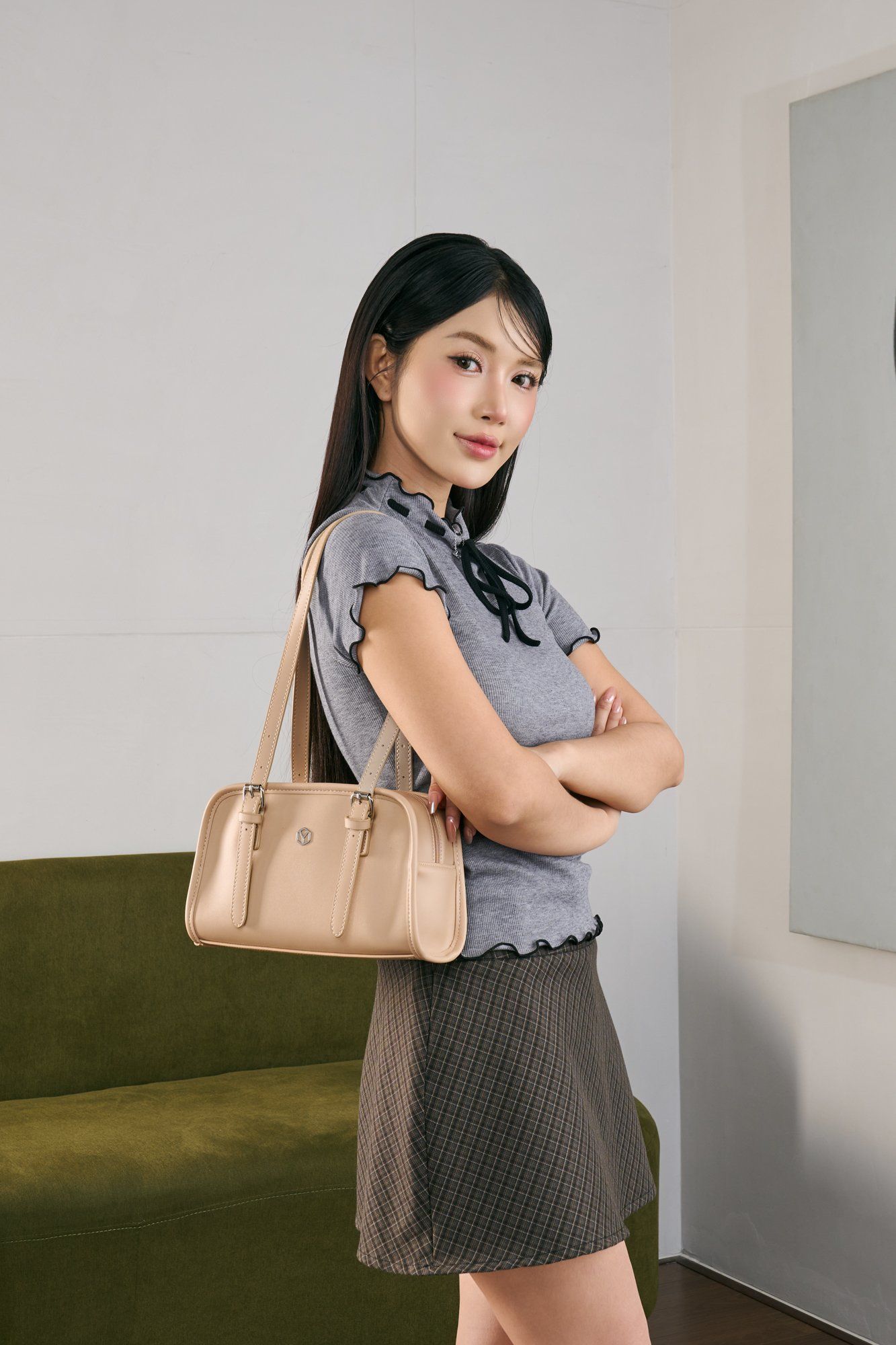 Túi Yuumy (Thời trang nữ size 25 - Túi xách da Seasand YTX72)