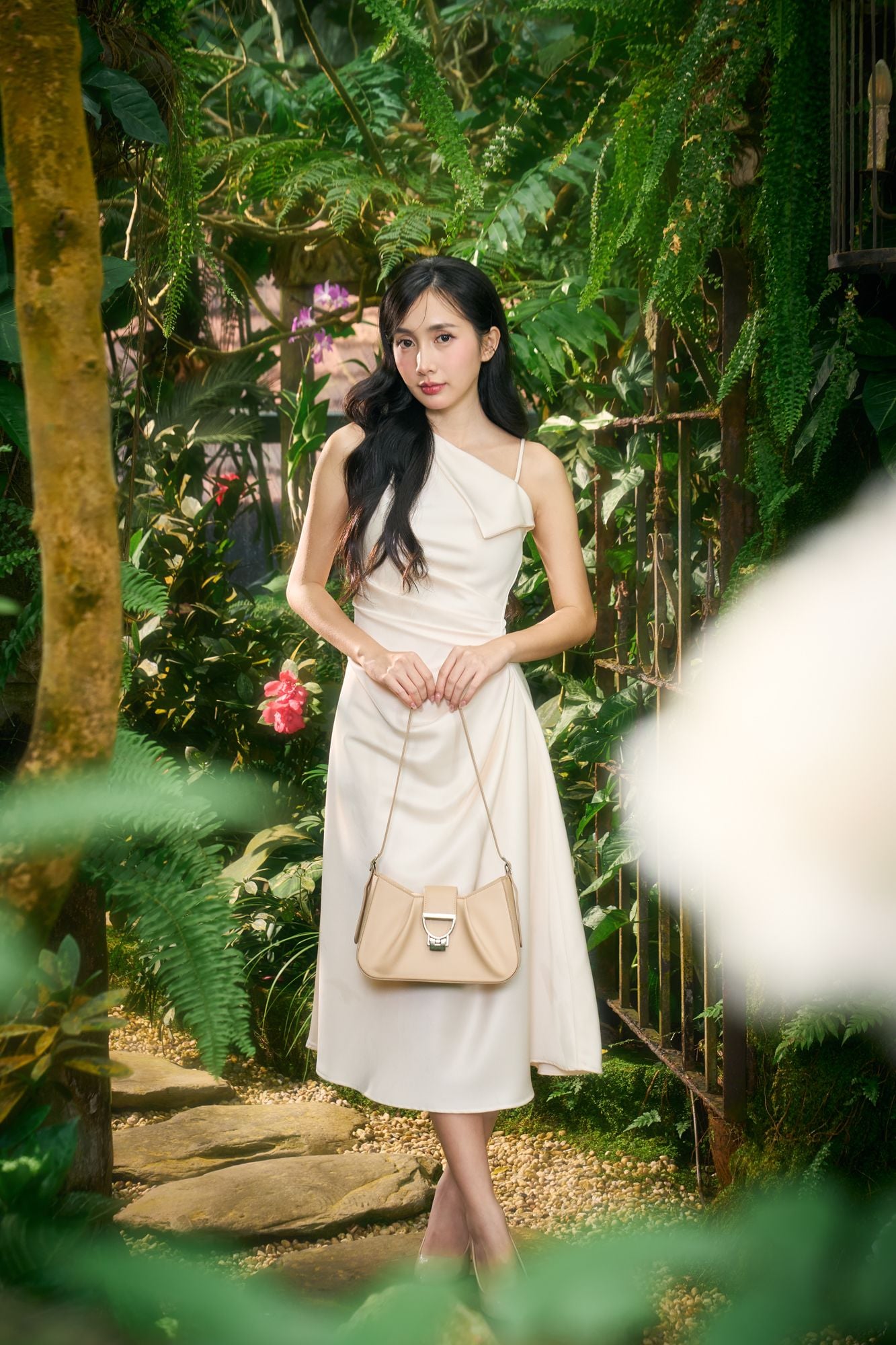 Túi Yuumy (Thời trang nữ thiết kế sang chảnh size 26 - Túi đeo vai da Seasand YN296)