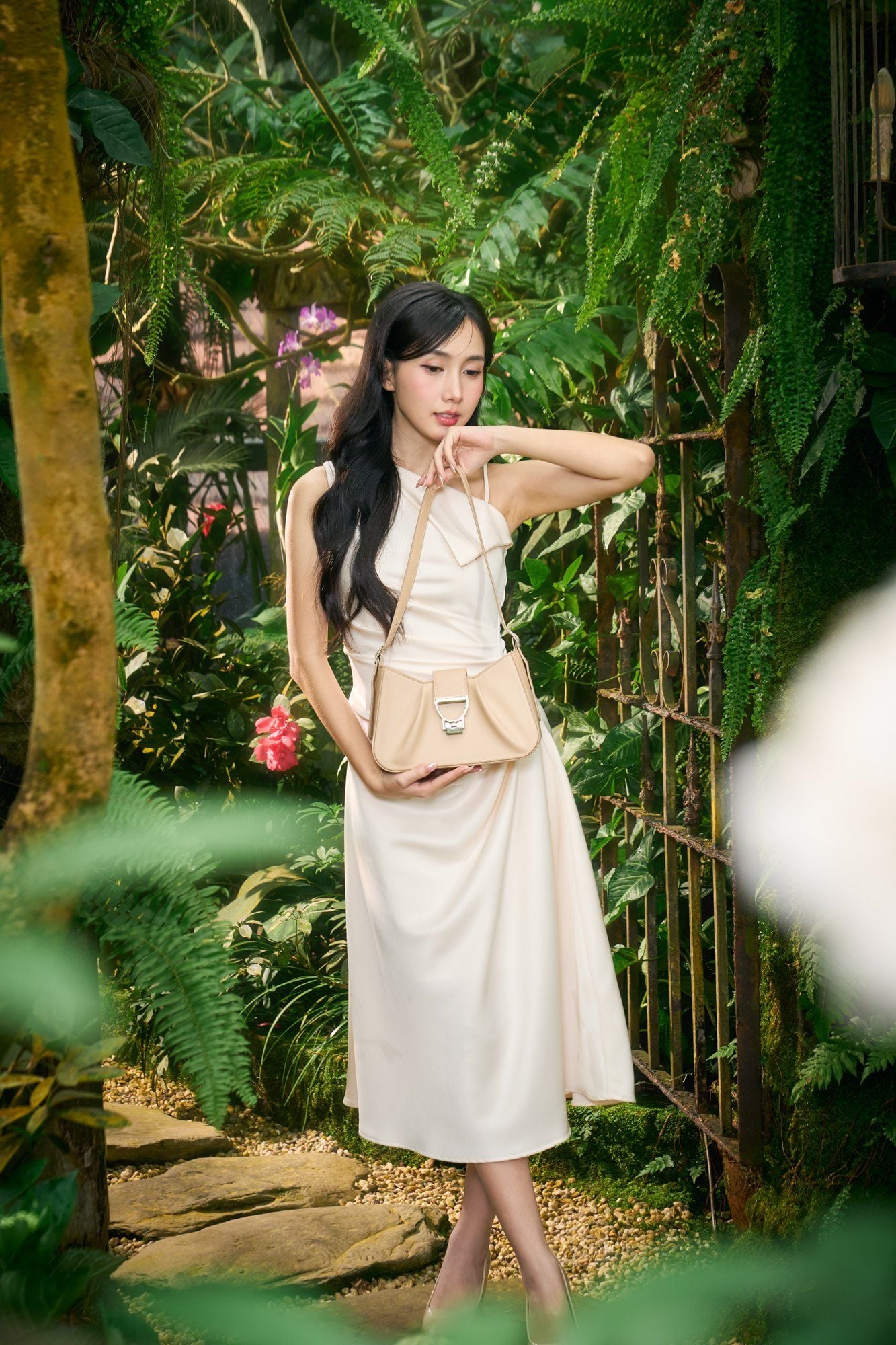 Túi Yuumy (Thời trang nữ thiết kế sang chảnh size 26 - Túi đeo vai da Seasand YN296)