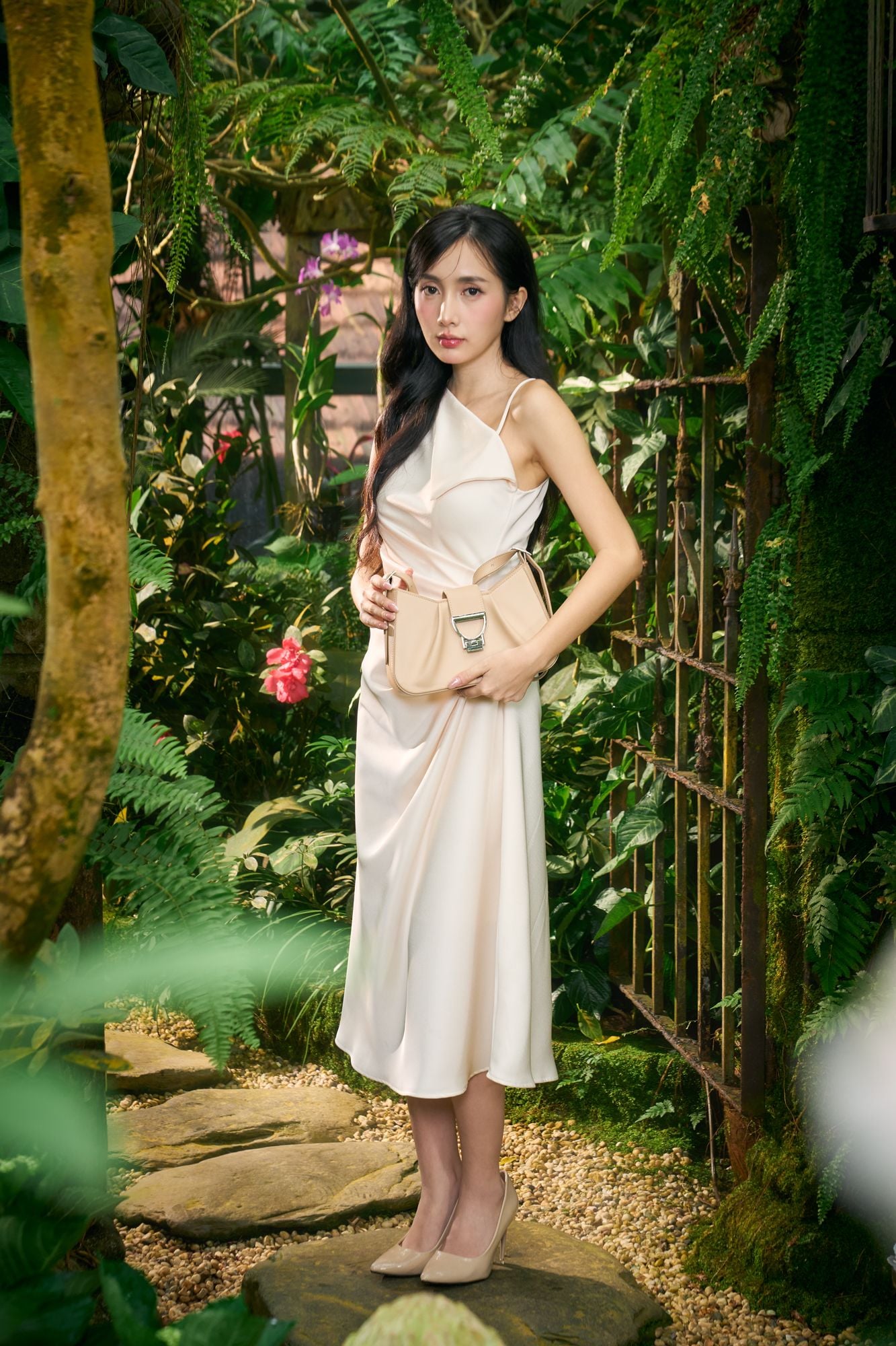 Túi Yuumy (Thời trang nữ thiết kế sang chảnh size 26 - Túi đeo vai da Seasand YN296)