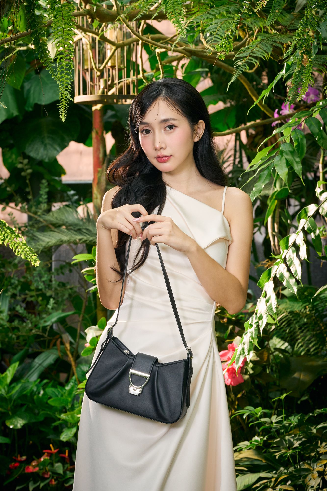 Túi Yuumy (Thời trang nữ thiết kế sang chảnh size 26 - Túi đeo vai da Seasand YN296)