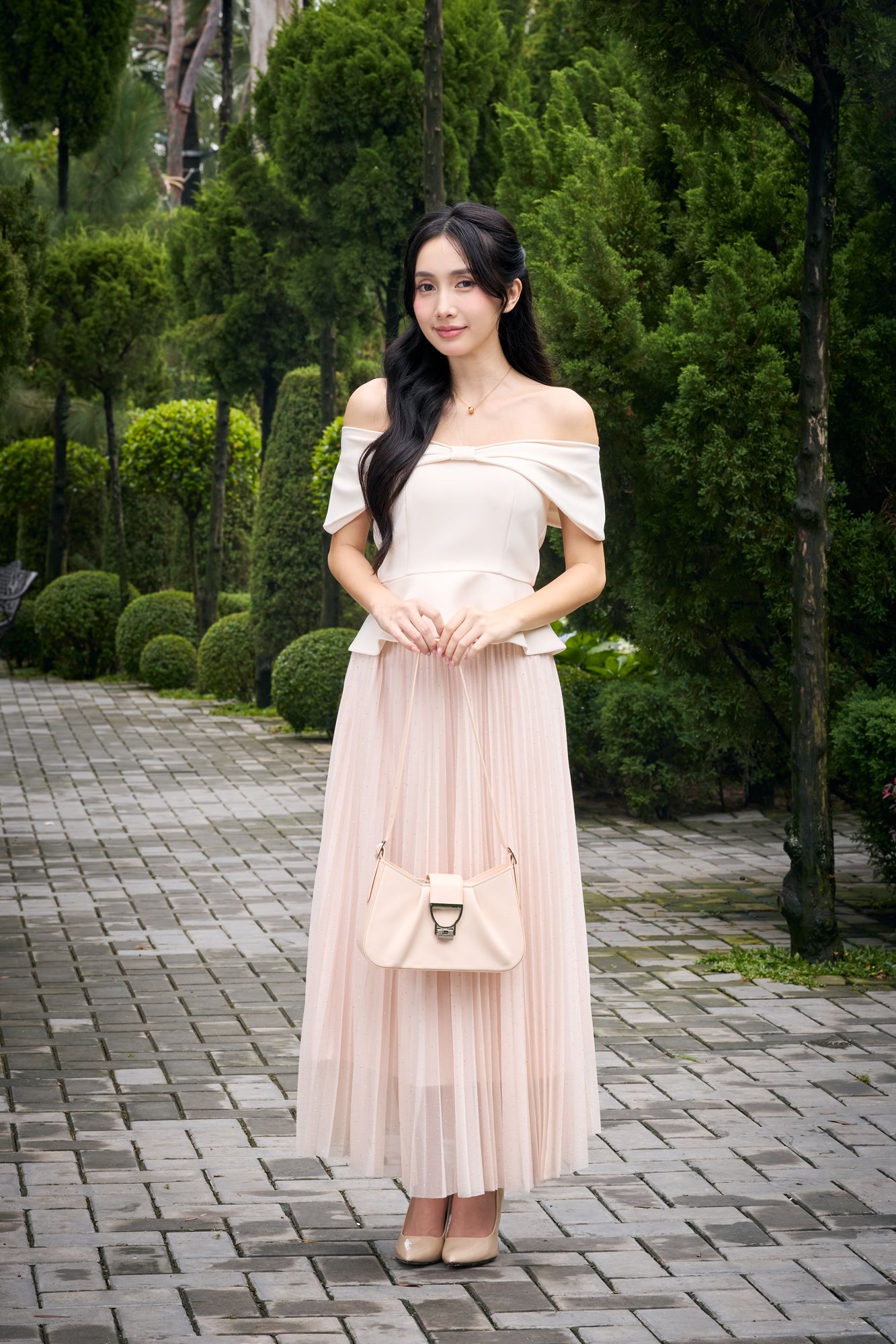 Túi Yuumy (Thời trang nữ thiết kế sang chảnh size 26 - Túi đeo vai da Seasand YN296)