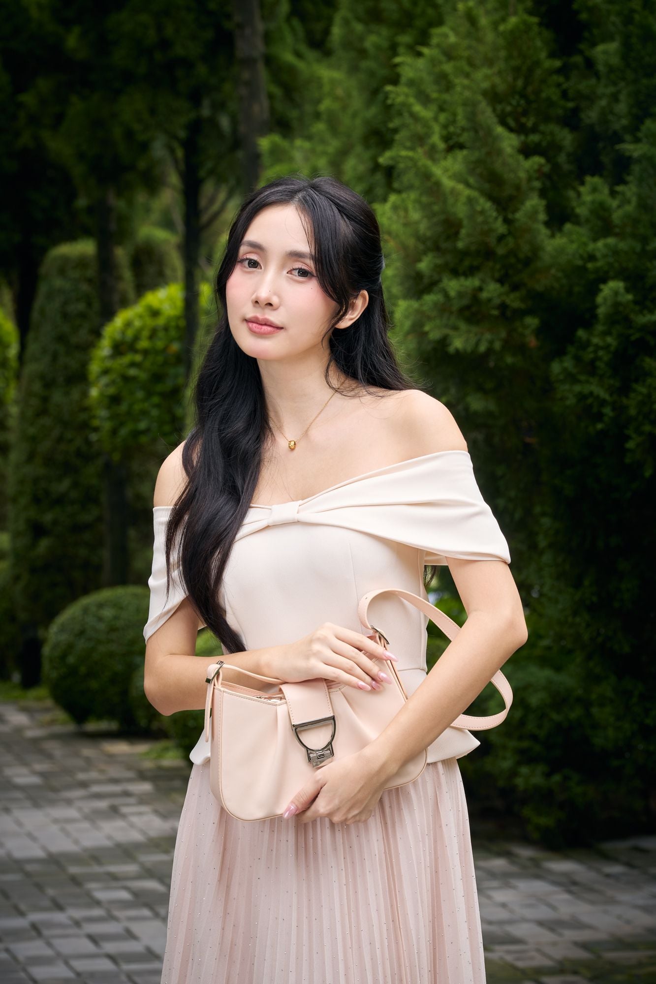 Túi Yuumy (Thời trang nữ thiết kế sang chảnh size 26 - Túi đeo vai da Seasand YN296)