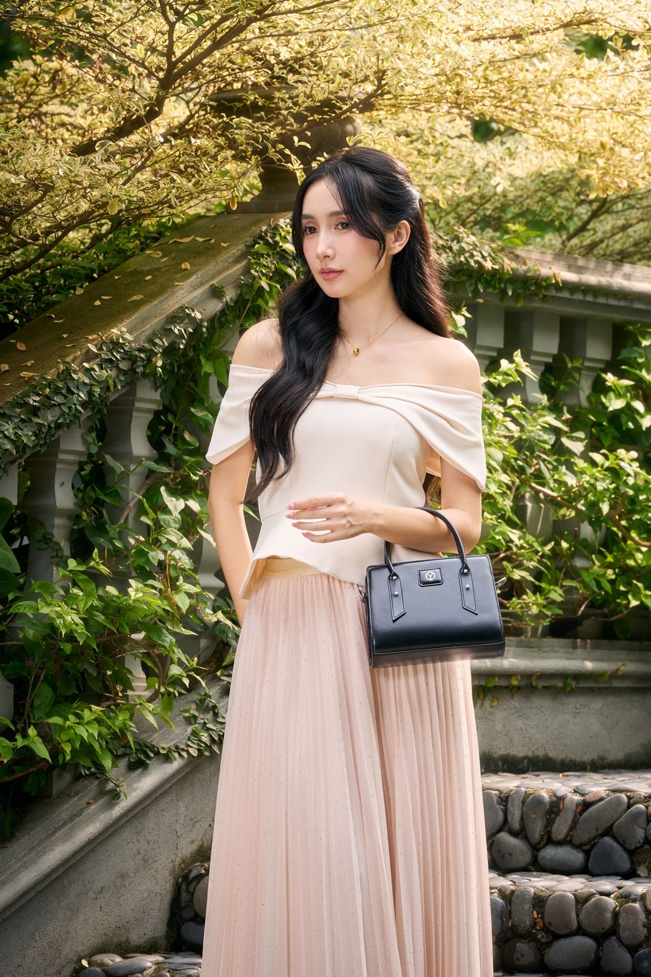 Túi Yuumy (Thời trang nữ thiết kế sang trọng size 21 - Túi xách da Smooth YTX79)