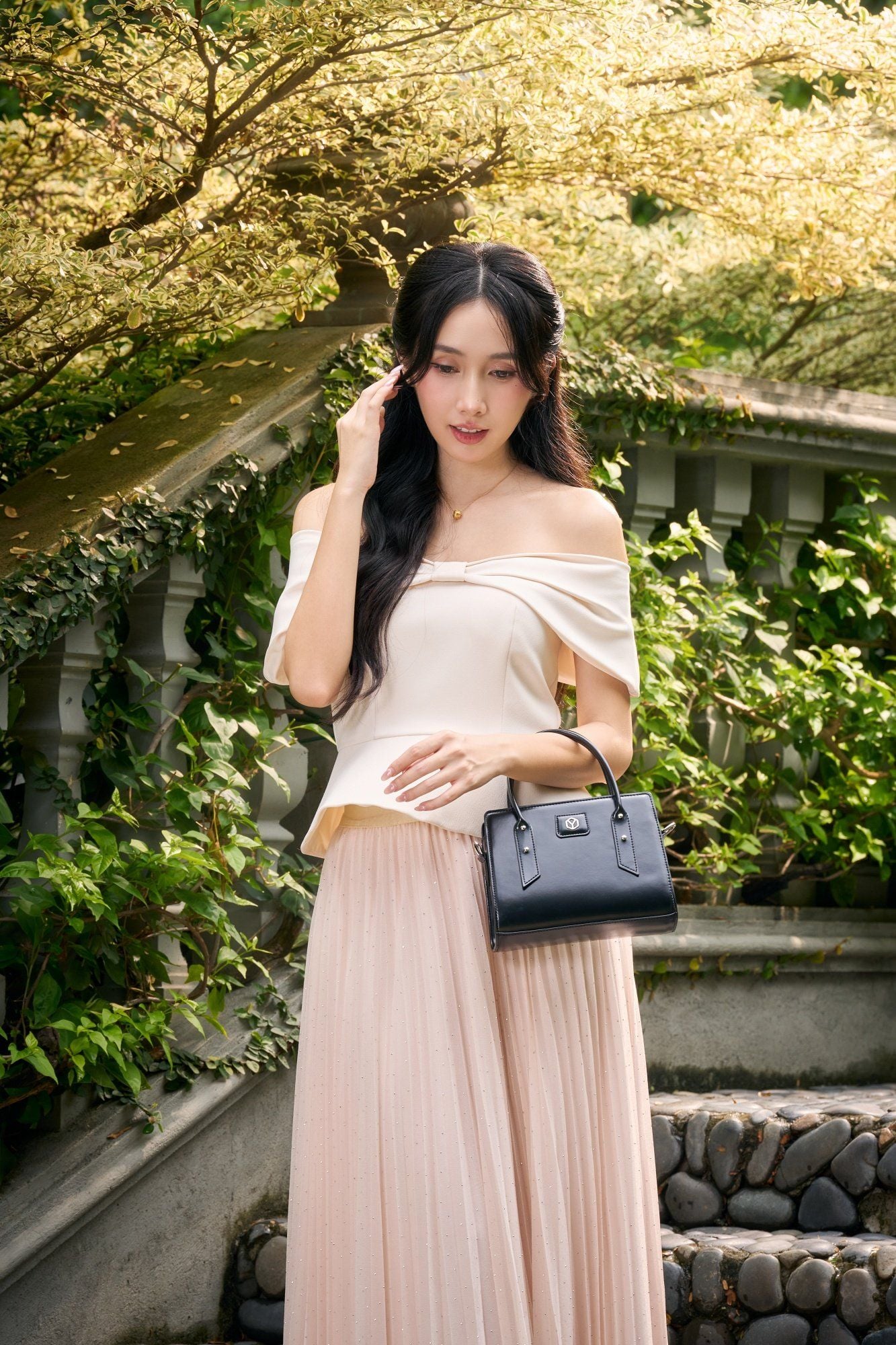 Túi Yuumy (Thời trang nữ thiết kế sang trọng size 21 - Túi xách da Smooth YTX79)