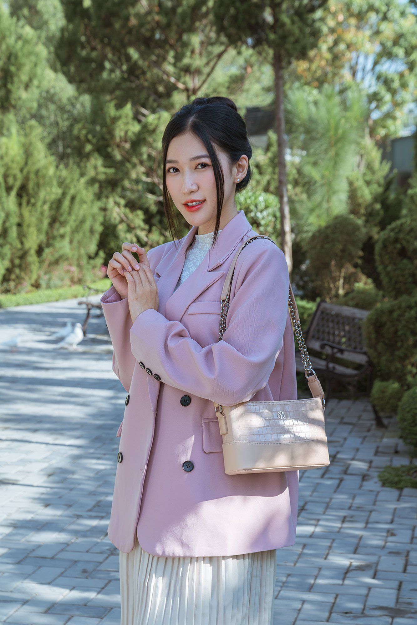 Túi Yuumy ( Thời trang nữ size 20 - Túi đeo chéo da Verein  YN183)