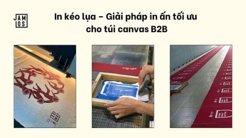 In kéo lụa – Giải pháp in ấn tối ưu cho túi canvas B2B