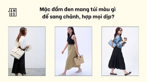 Mặc đầm đen mang túi màu gì để sang chảnh, hợp mọi dịp?