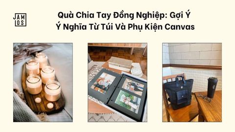 Quà Chia Tay Đồng Nghiệp: Gợi Ý Ý Nghĩa Từ Túi Và Phụ Kiện Canvas