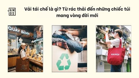 Vải tái chế là gì? Từ rác thải đến những chiếc túi mang vòng đời mới