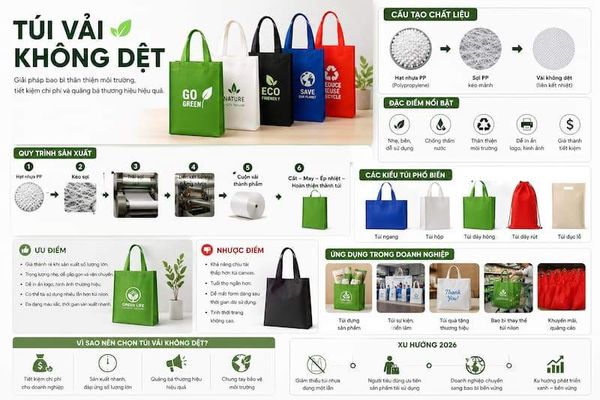 chất liệu túi vải không dệt