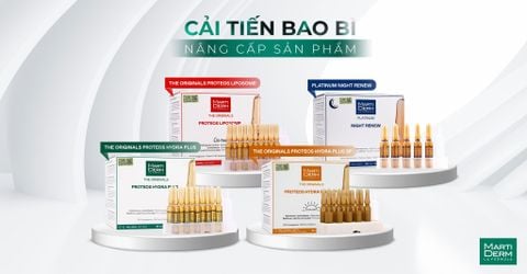 THÔNG BÁO THAY ĐỔI BAO BÌ SẢN PHẨM AMPOULE MARTIDERM