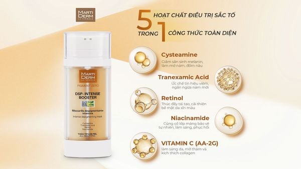 Công thức 5 trong 1 của Martiderm DSP Intentse Booster